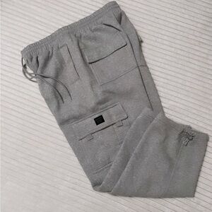 FB County Grey Heavyweight Cargo Sweats
